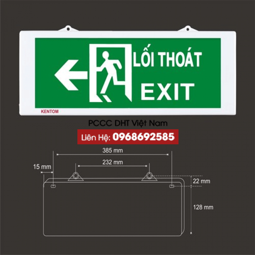 CUNG CẤP ĐÈN EXIT THOÁT NẠN TẠI KCN CHÂU SƠN HÀ NAM