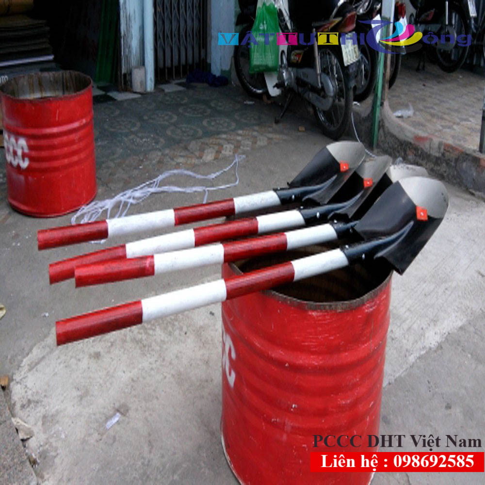 Thùng phuy đựng cát chữa cháy tại Hà Nội