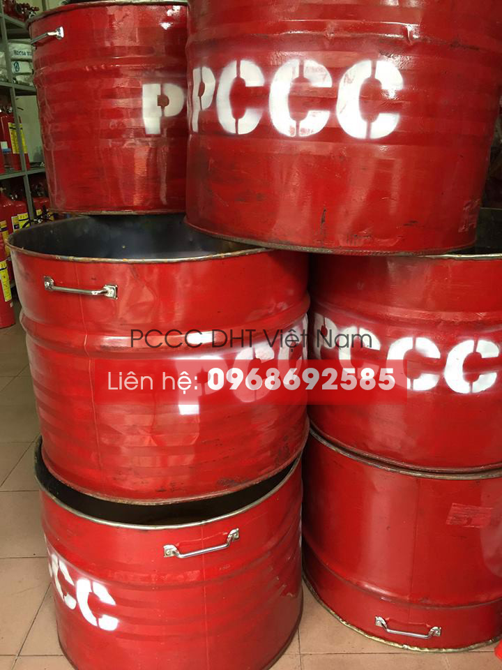 Thùng phuy chữa cháy tại Vĩnh Phúc