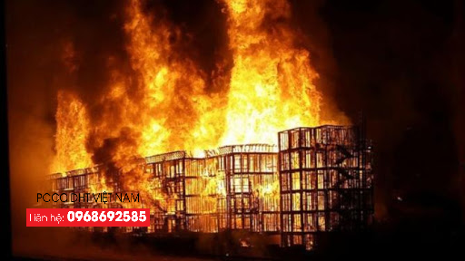 Thiết bị chữa cháy tại khu công nghiệp LẬP THẠCH II.