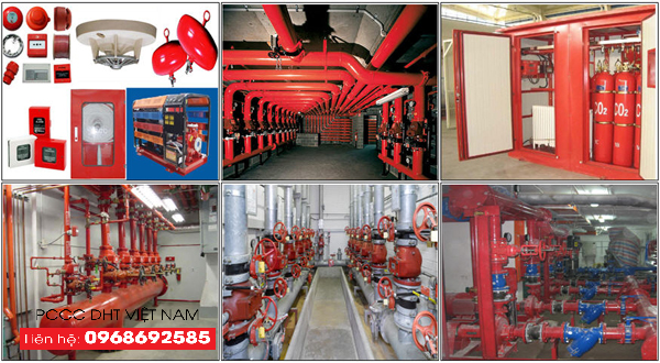 Thiết bị chữa cháy tại khu công nghiệp Bá Thiện II