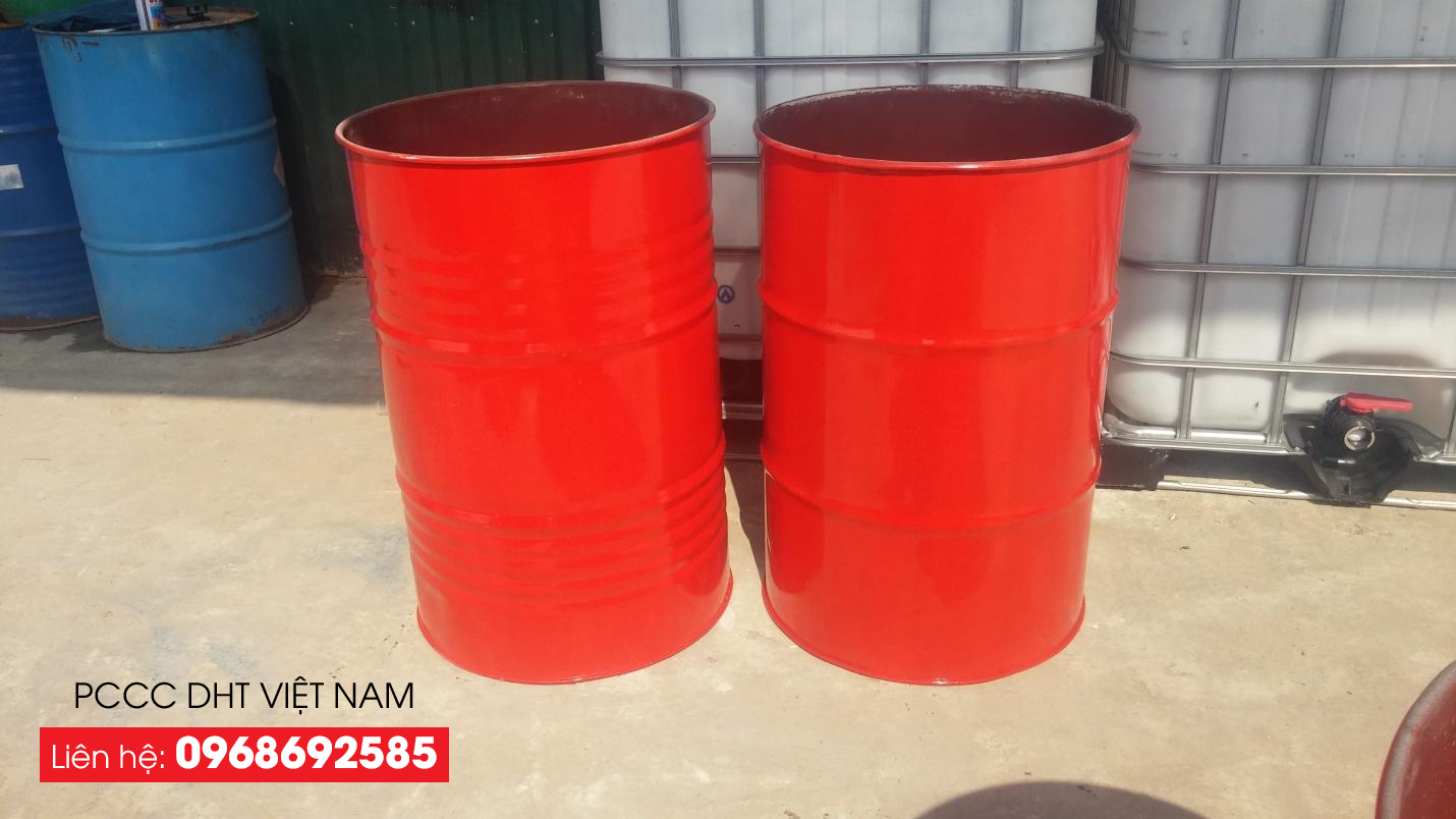 Thùng phuy đựng cát chữa cháy mua ở đâu tại Bắc Giang