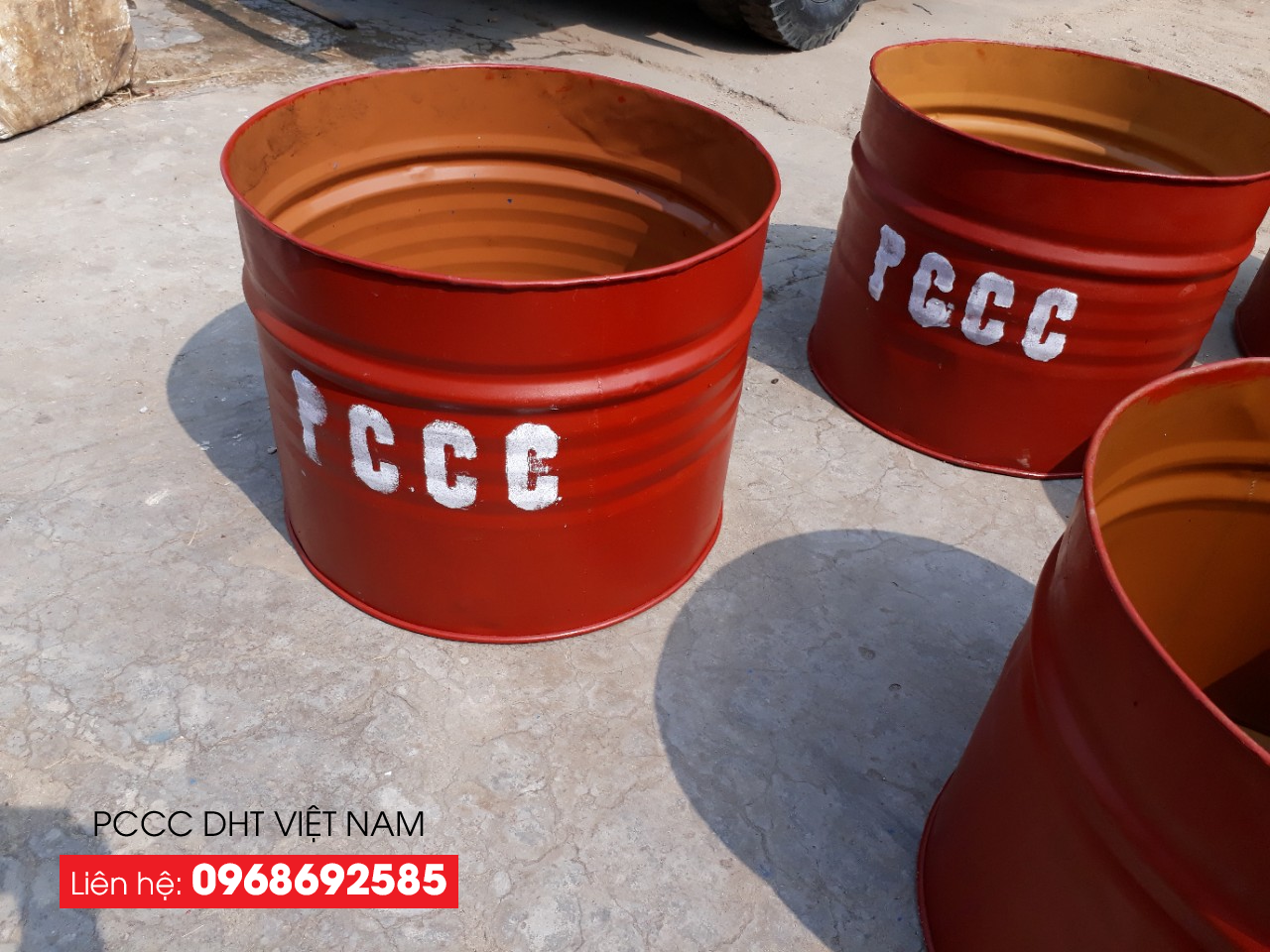 Thùng phuy đựng cát chữa cháy tại Phú Thọ