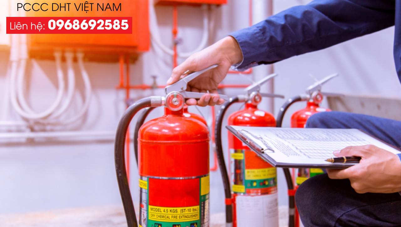 Nạp sạc bình chữa cháy an toàn giá rẻ tại Hải Dương