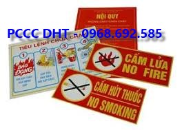 BỘ NỘI QUY TIÊU LỆNH PCCC GIÁ RẺ TẠI PHÚ THỌ