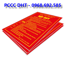 BỘ NỘI QUY TIÊU LỆNH PCCC GIÁ RẺ NHẤT TẠI BẮC NINH - LH;0968.692.585