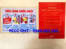 MUA BỘ NỘI QUY TIÊU LỆNH PCCC Ở ĐÂU ĐÔNG ANH GIÁ RẺ NHẤT