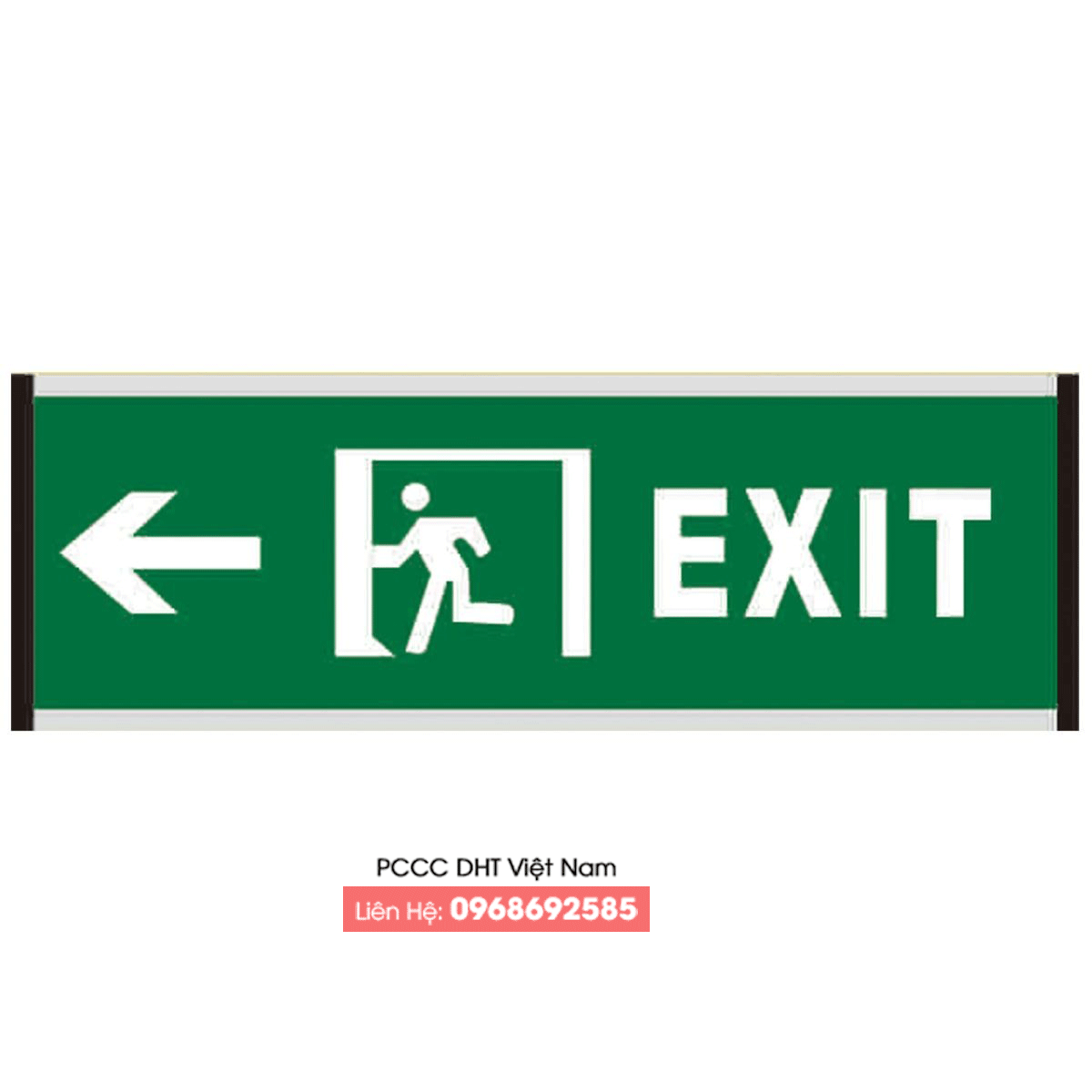 Đèn exit thoát hiểm dạ quang rẻ nhất tai Hà Đông, Hà Nội
