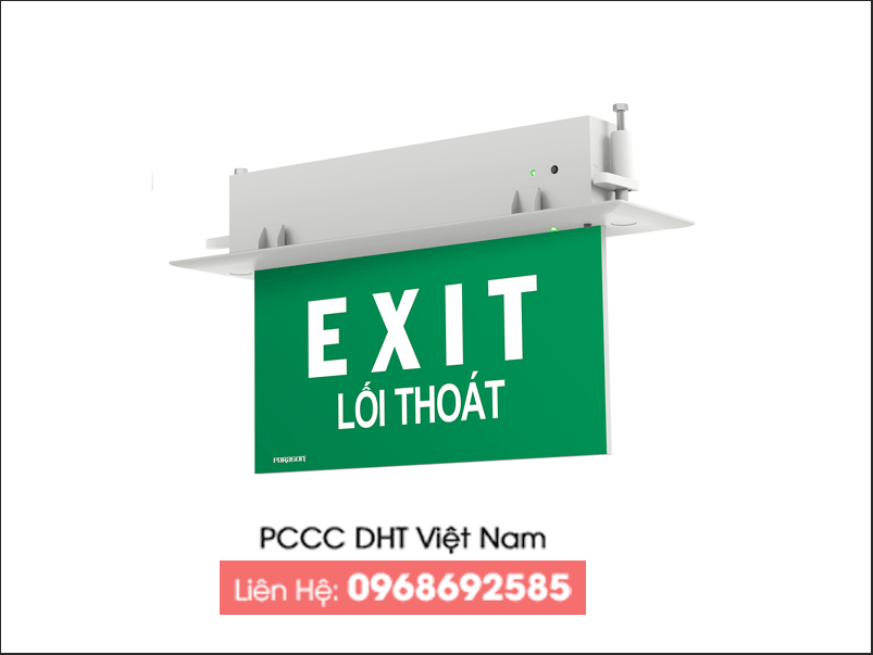Đèn exit thoát hiểm dạ quang rẻ nhất tại Đống Đa, Hà Nội
