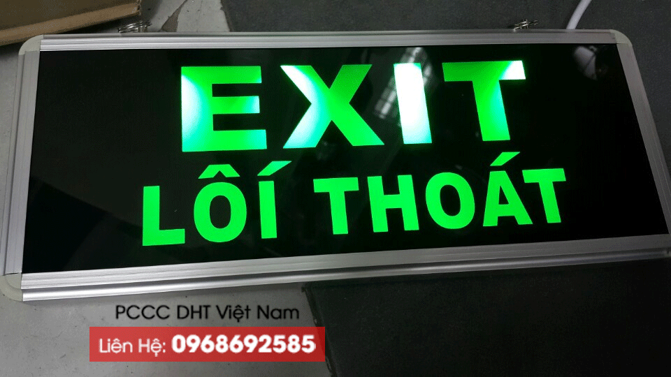Đèn exit thoát hiểm dạ quang rẻ nhất tại Tây Hồ, Hà Nội