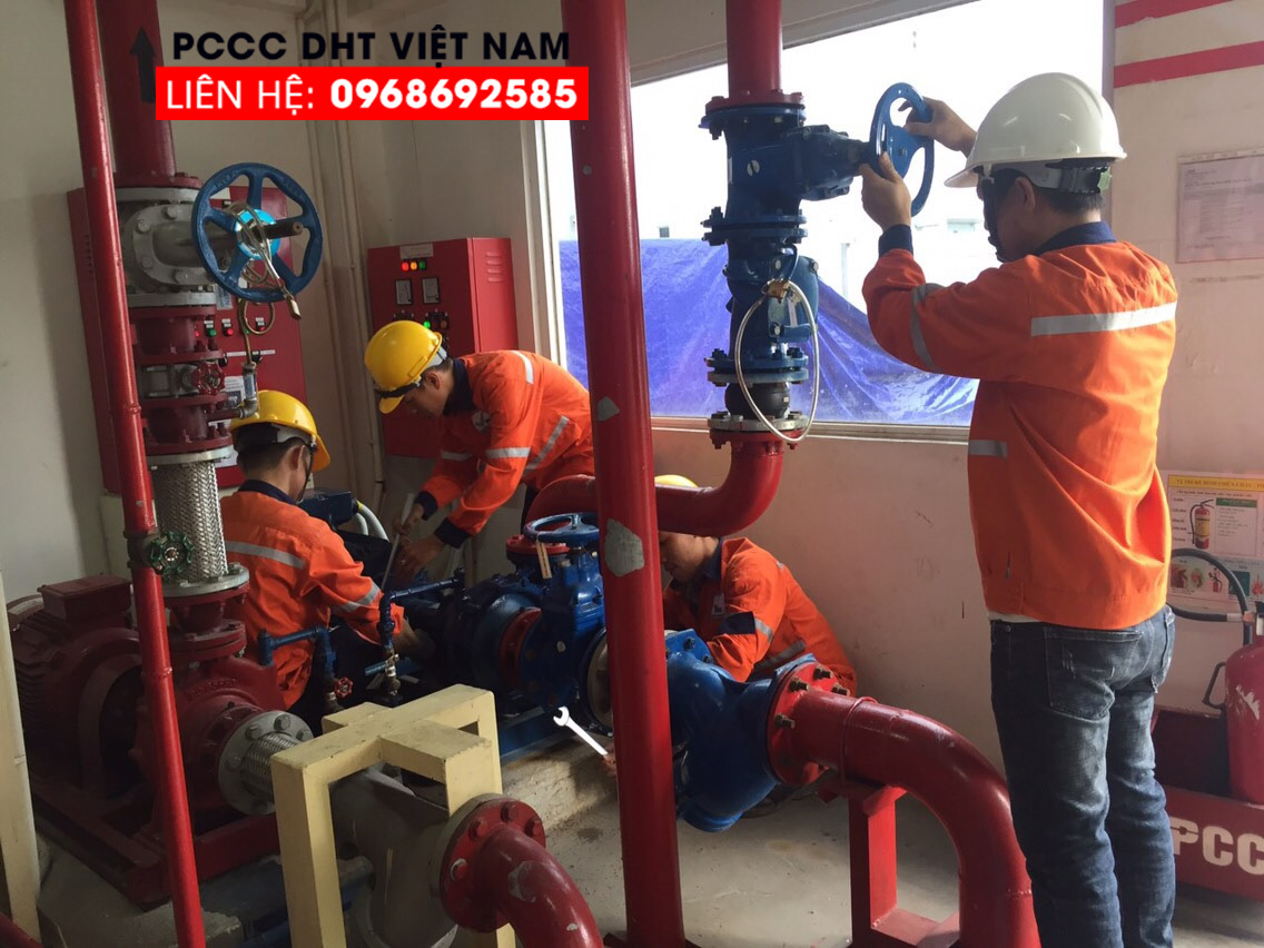 Vệ sinh đầu báo cháy - Bảo trì hệ thống báo cháy chữa cháy